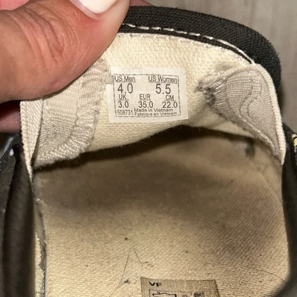 Vans Black and Yellow Floral Sneakers - Picture 7 of 7